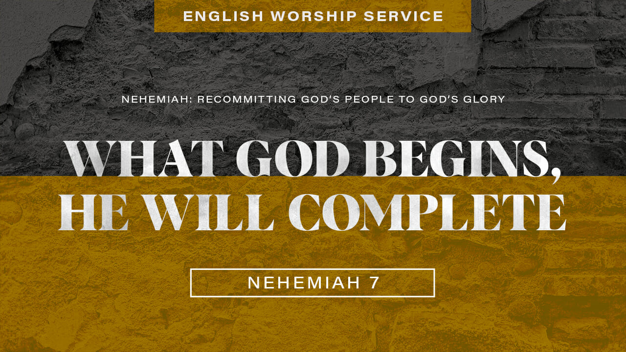 What God Begins, He Will Complete - Greenhills Christian Fellowship